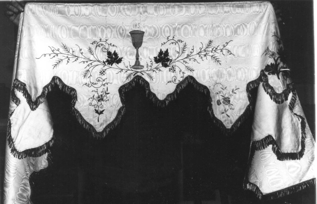 drappellone del baldacchino processionale - manifattura italiana (fine/inizio secc. XIX/ XX)