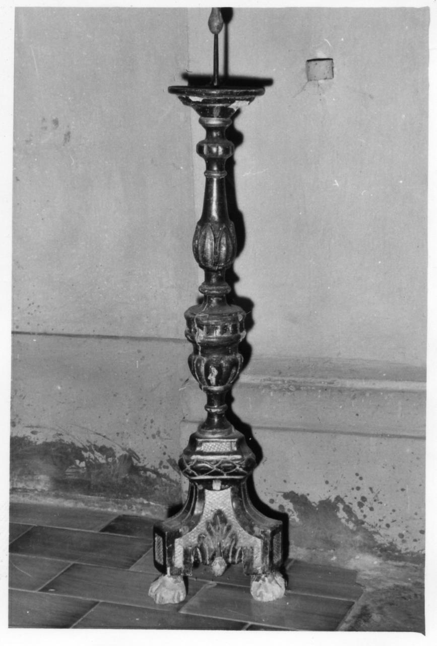 candeliere, serie - bottega emiliana (fine sec. XVIII)