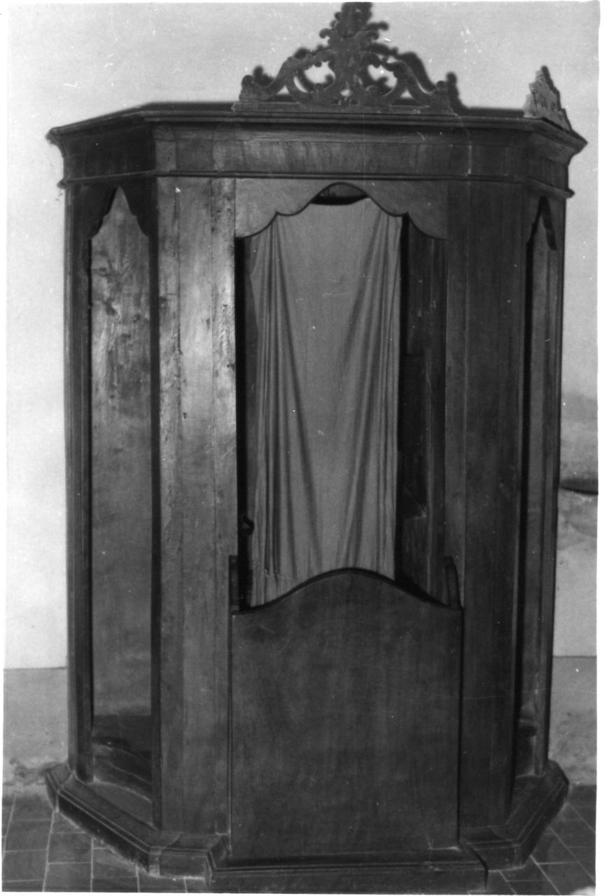 confessionale, serie - bottega modenese (prima metà sec. XIX)