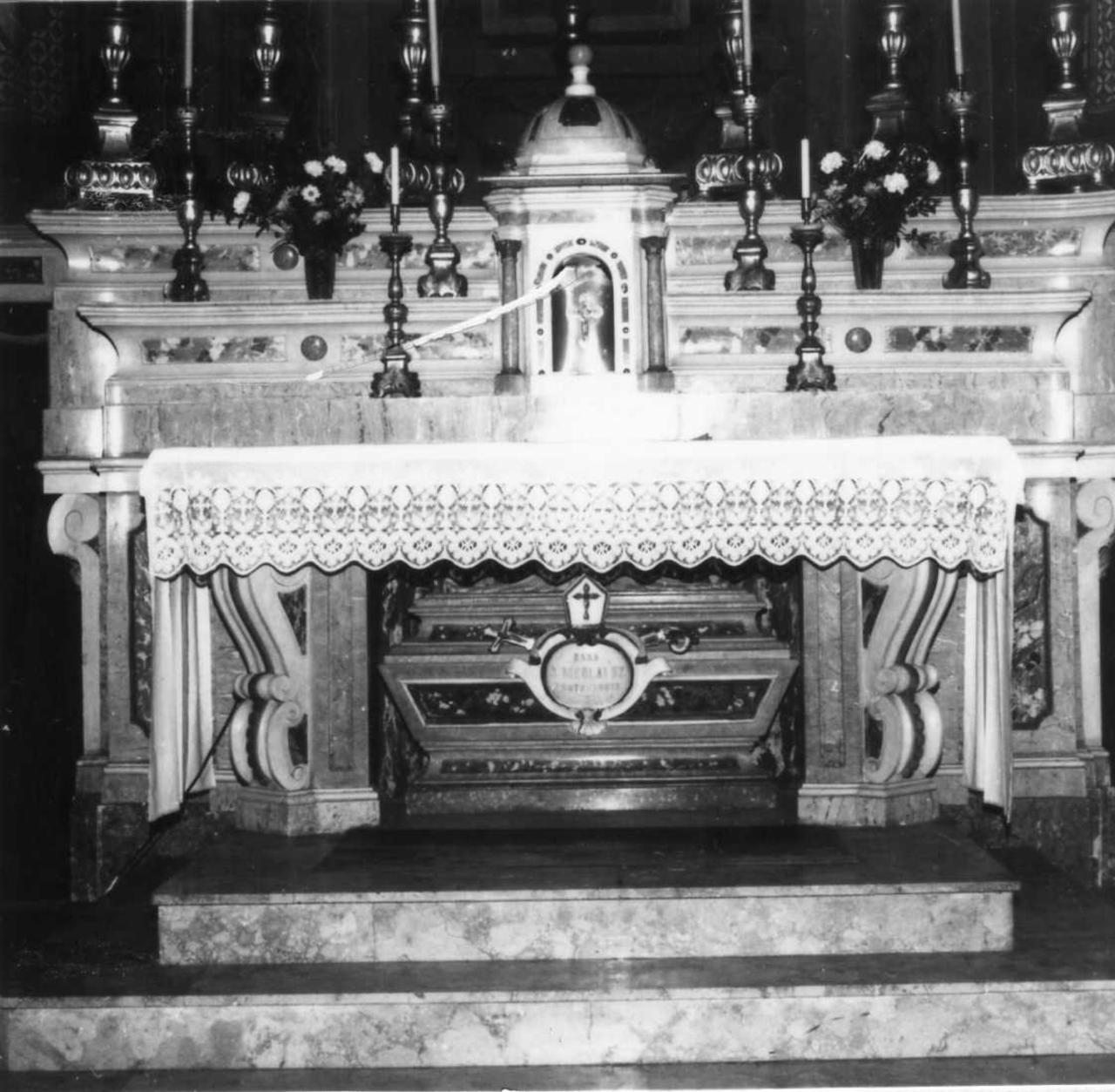 altare maggiore di Diacci Stefano (attribuito) (seconda metà sec. XIX)
