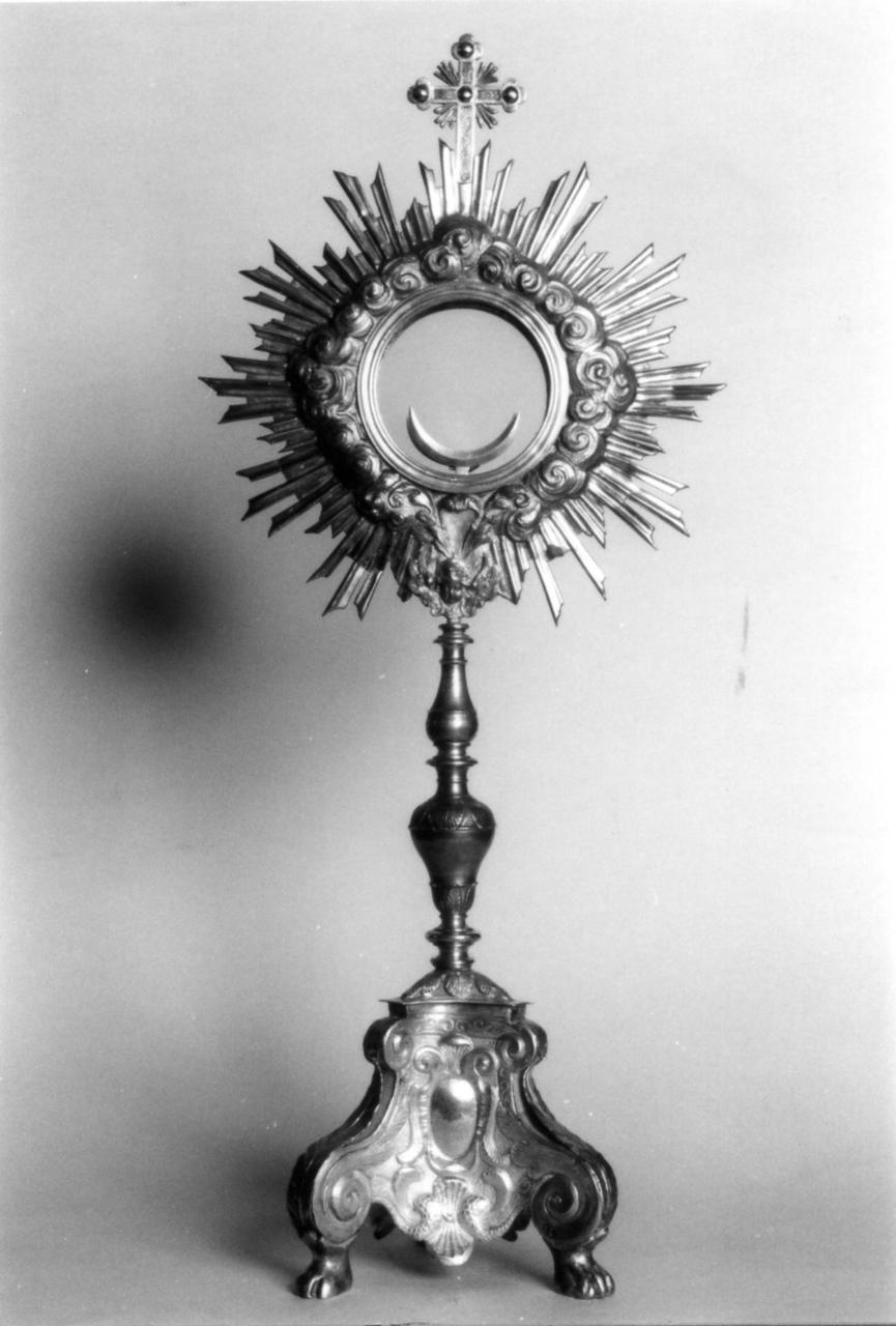 ostensorio - bottega emiliana (fine sec. XVIII)