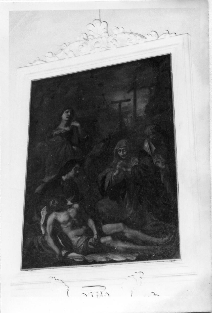 compianto sul Cristo morto (dipinto) - ambito modenese (seconda metà sec. XVII)