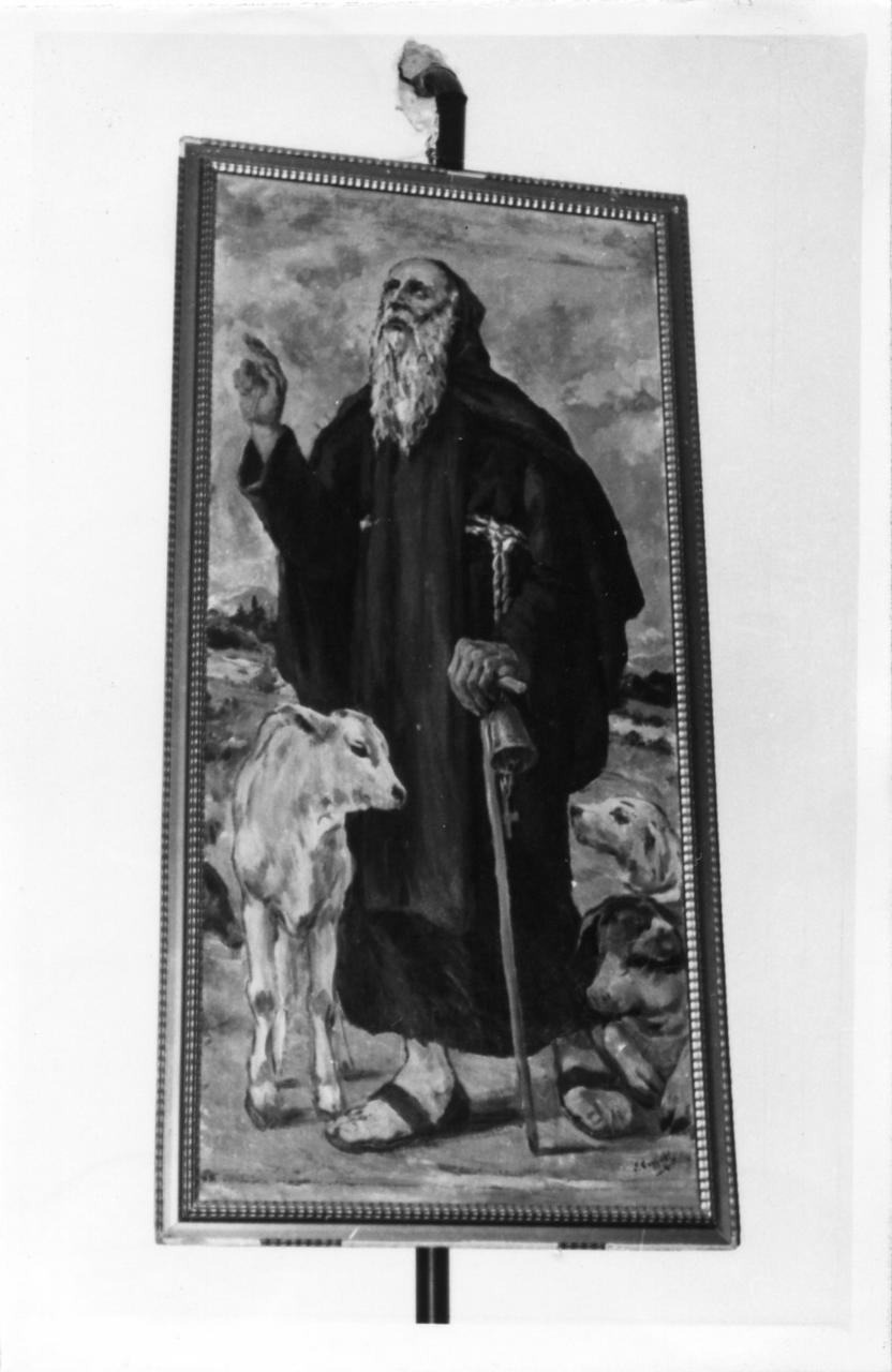 Sant'Antonio Abate (dipinto) di Cappelli Evaristo (sec. XX)