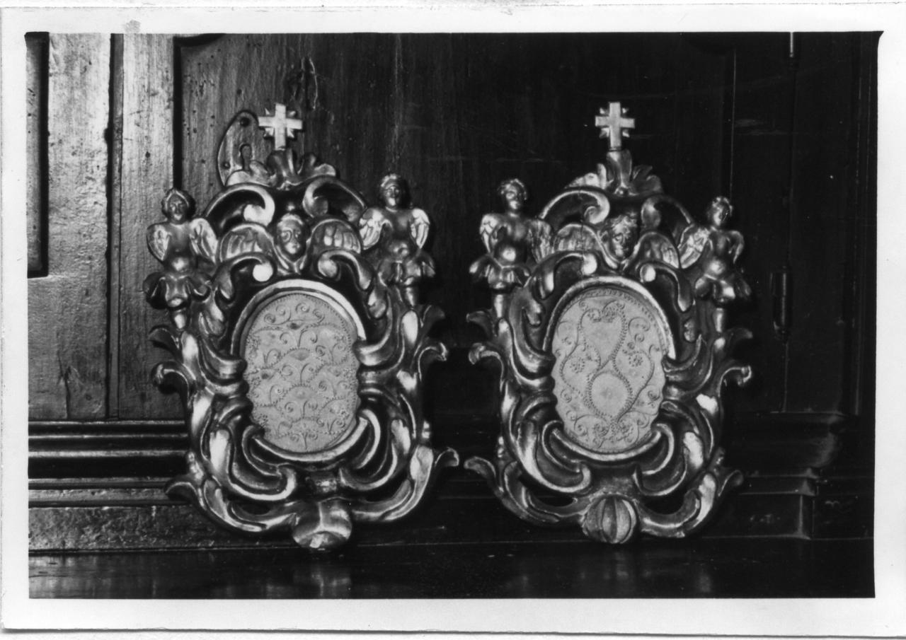reliquiario, serie - bottega emiliana (seconda metà sec. XVII)