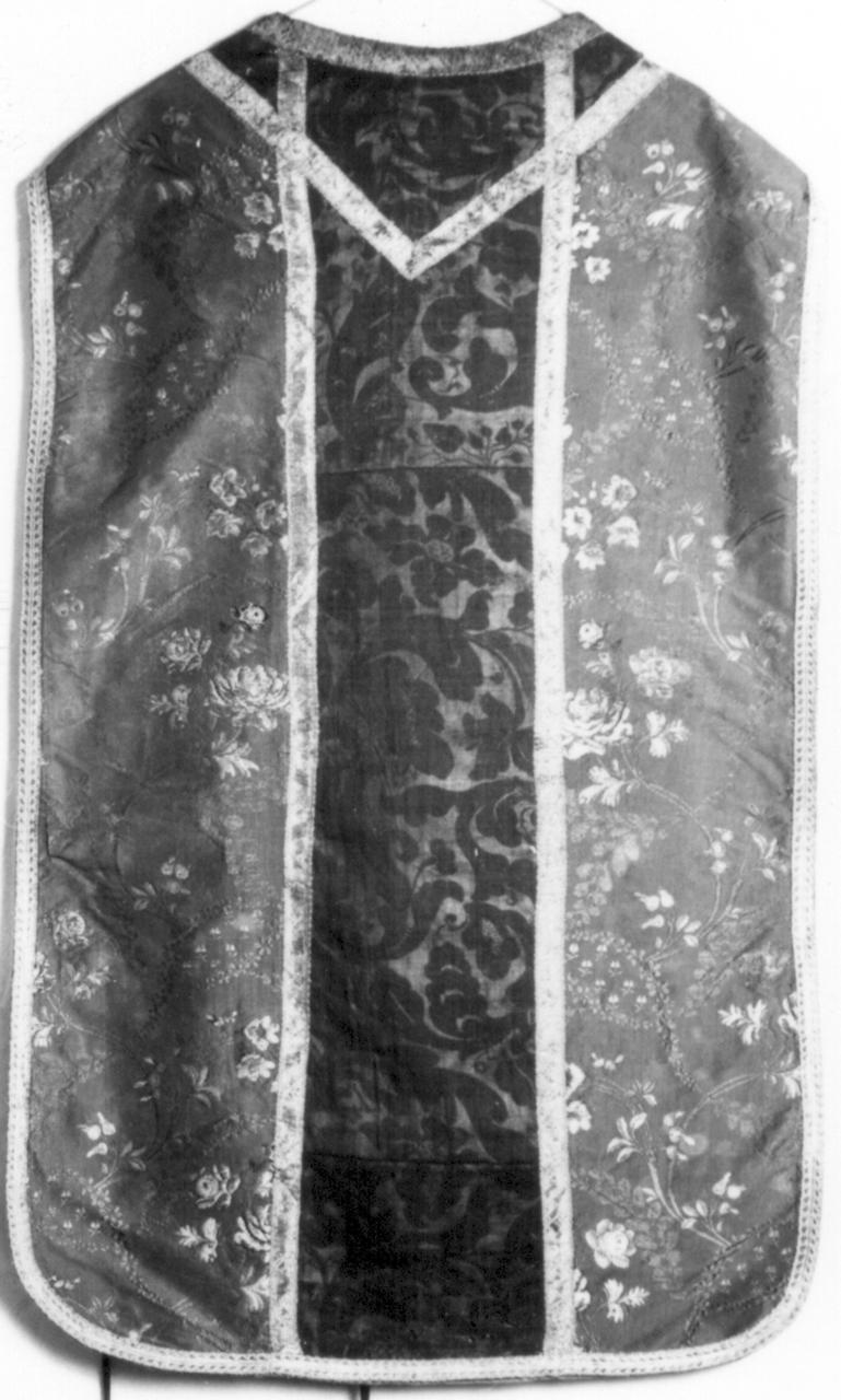 paramento liturgico - manifattura italiana (?), manifattura francese (?) (metà sec. XVIII)