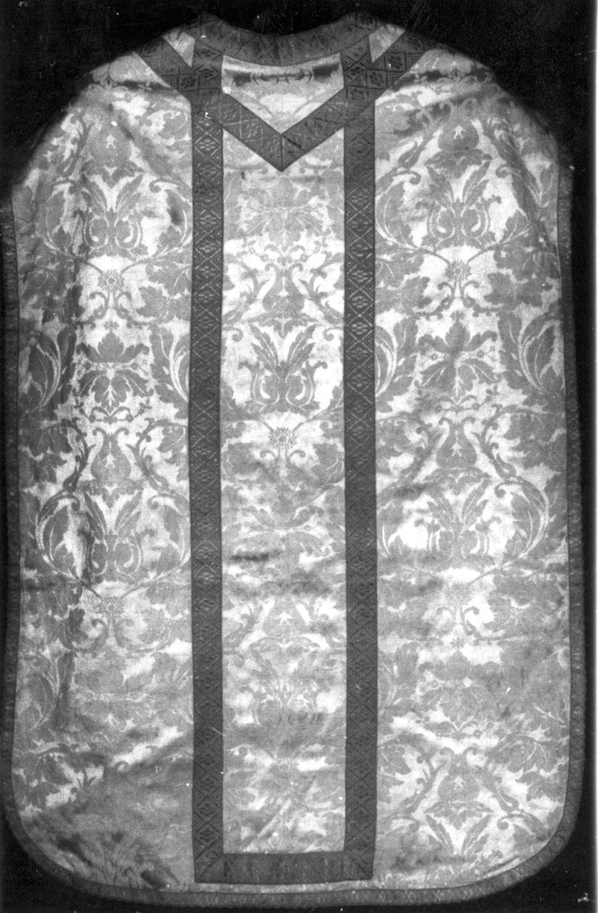 paramento liturgico - manifattura italiana (secc. XIX/ XX)