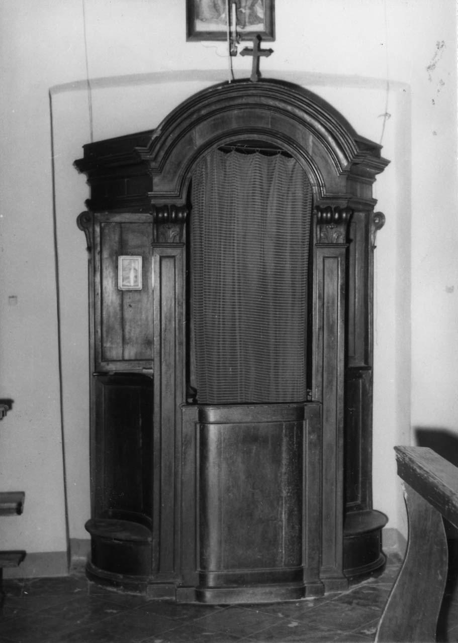 confessionale - bottega modenese (seconda metà sec. XVIII)