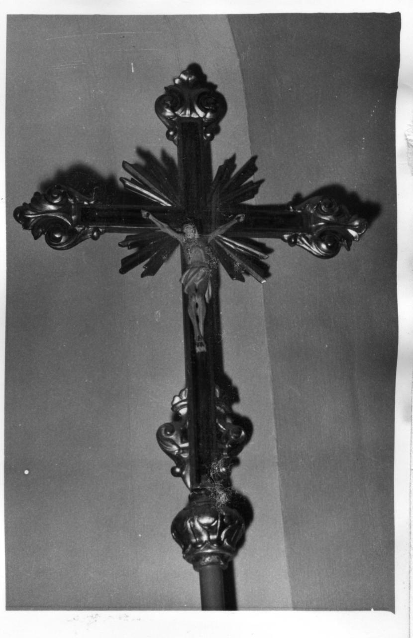 croce processionale - bottega modenese (seconda metà sec. XIX)