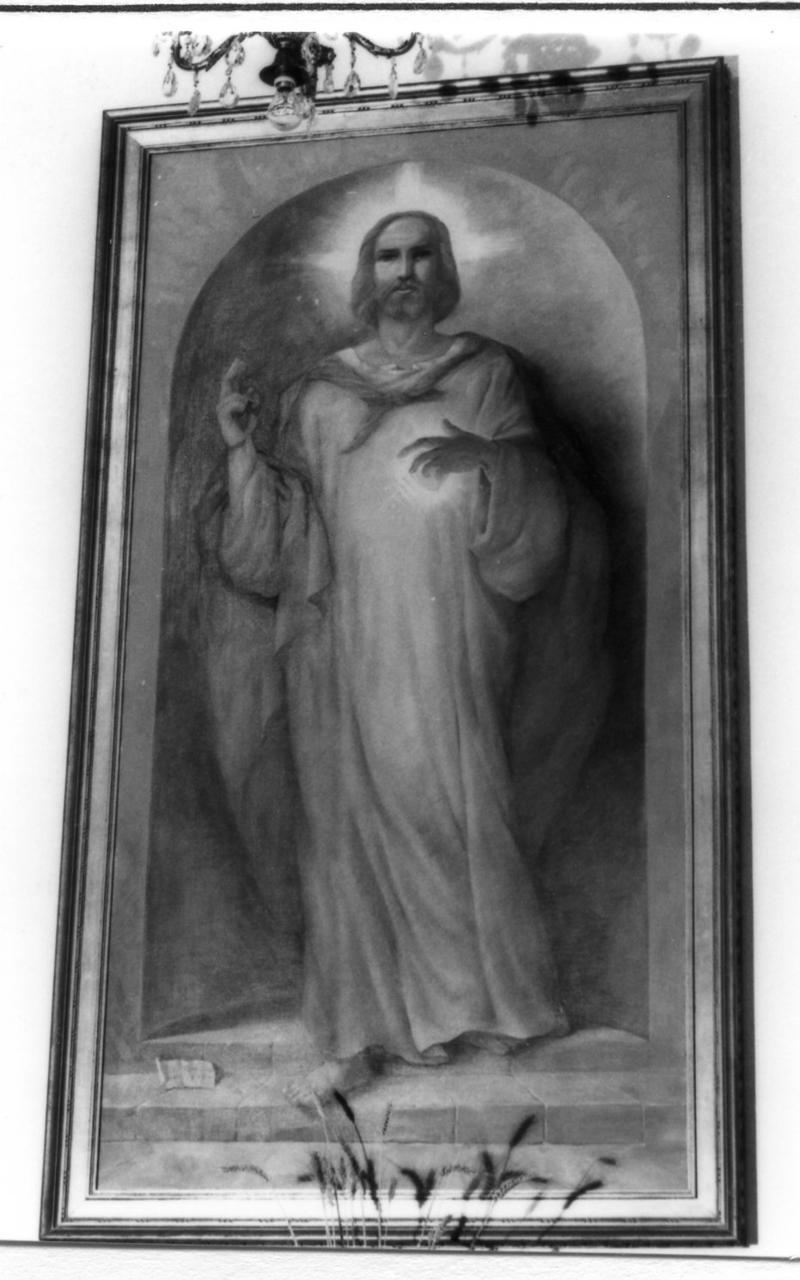 Sacro Cuore di Gesù (dipinto) di Roncaglia Aldo (sec. XX)