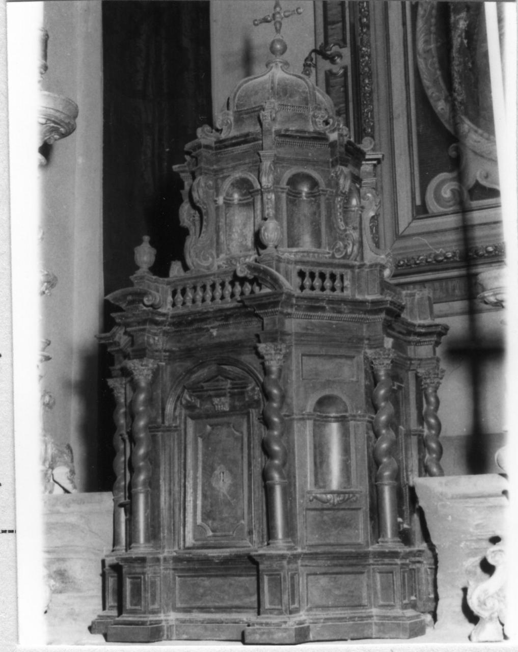 ciborio di Minari Erminio detto Fra' Fedele da Scandiano (prima metà sec. XVIII)