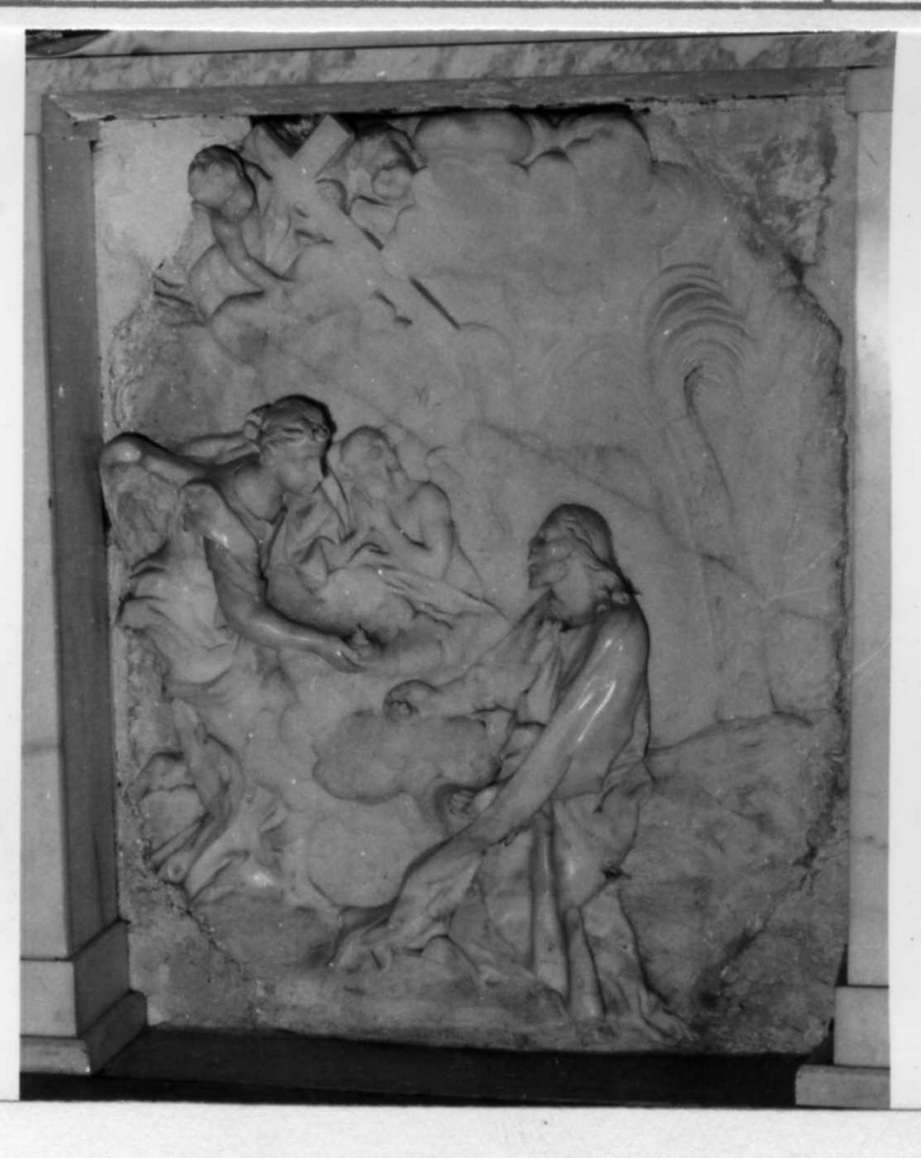 orazione di Cristo nell'orto di Getsemani (rilievo) di Borghi Michelangelo (fine sec. XVIII)