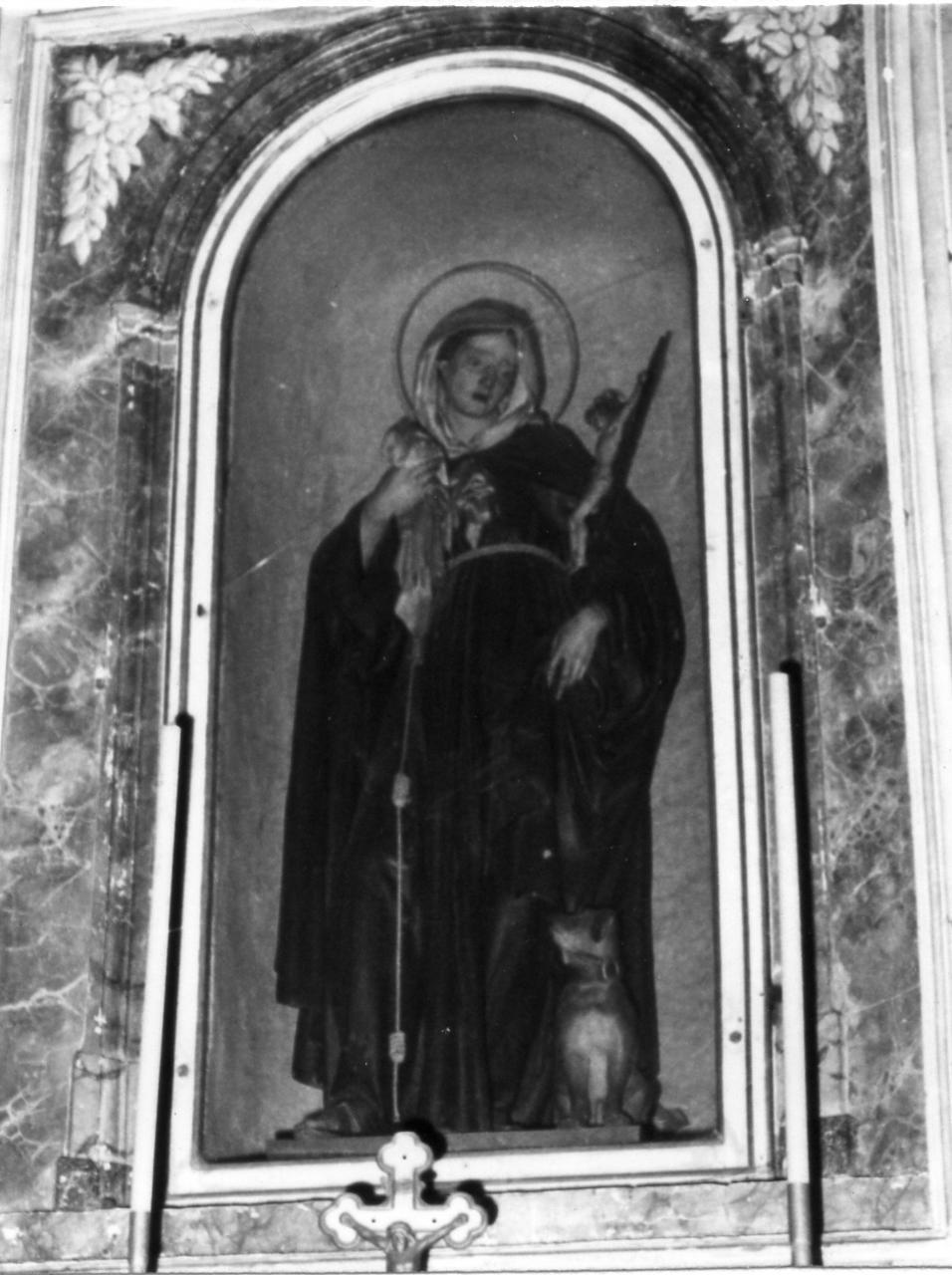 Santa Margherita da Cortona (statua) di Ballanti Graziani Giovanni Battista (sec. XIX)