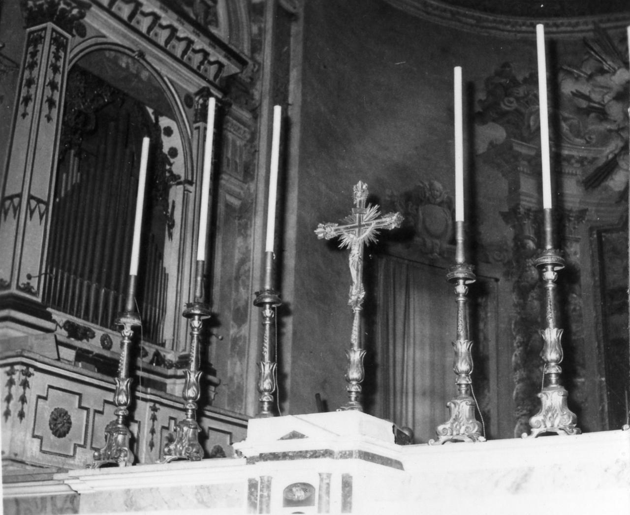 candeliere, serie - bottega modenese (metà sec. XVIII)