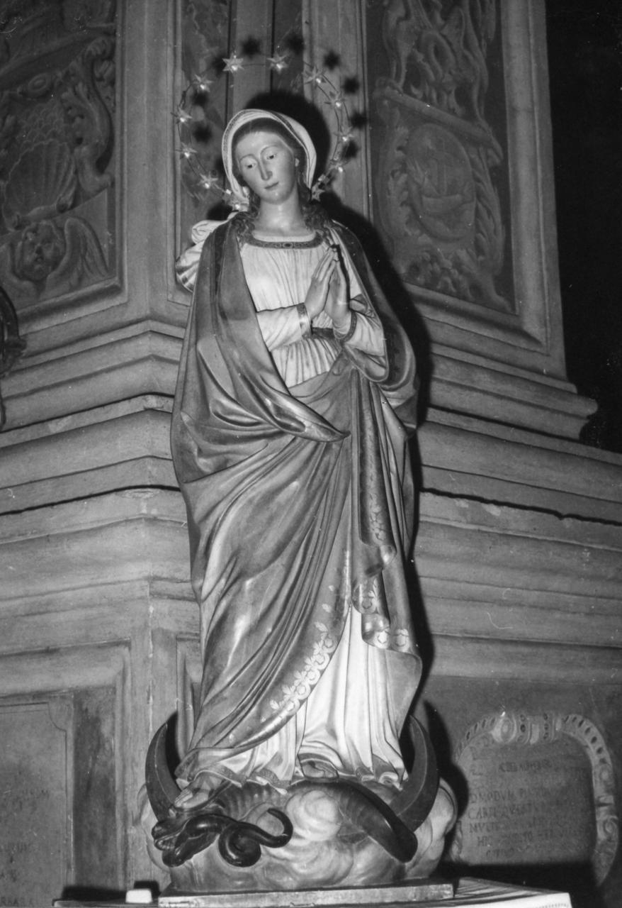 Immacolata Concezione (statua) di Ballanti Graziani Giovanni Battista (fine/inizio secc. XVIII/ XIX)