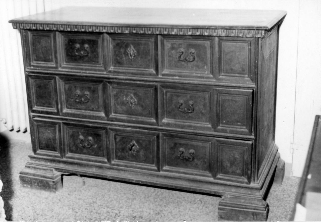 cassettone - bottega emiliana (metà sec. XVI)