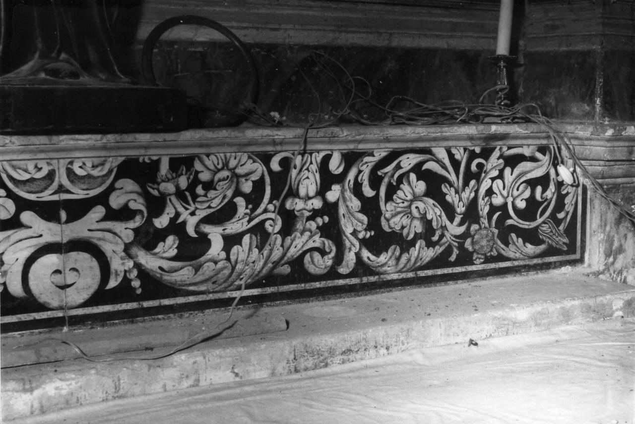 gradino d'altare - bottega carpigiana (prima metà sec. XVII)