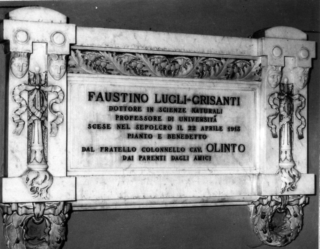 monumento funebre - bottega modenese (sec. XX)