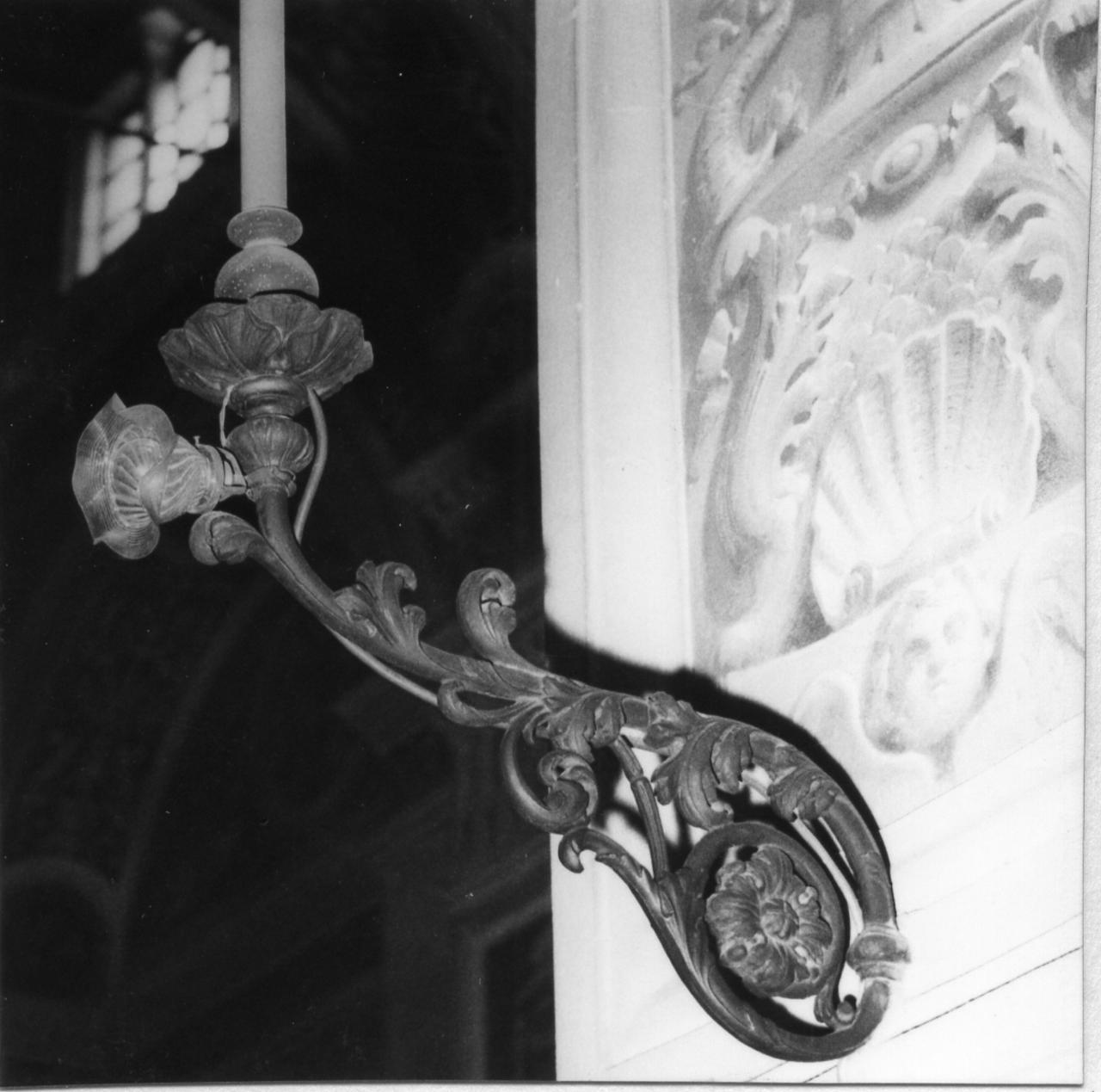 candeliere da parete, serie - bottega modenese (metà sec. XIX)