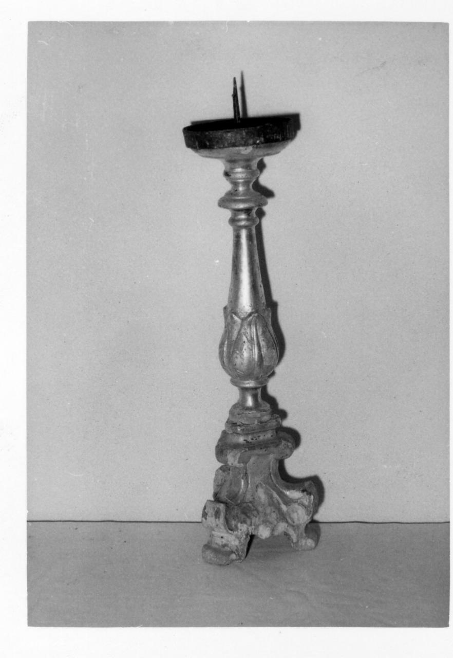 candeliere, serie - bottega reggiana (fine/inizio secc. XVIII/ XIX)