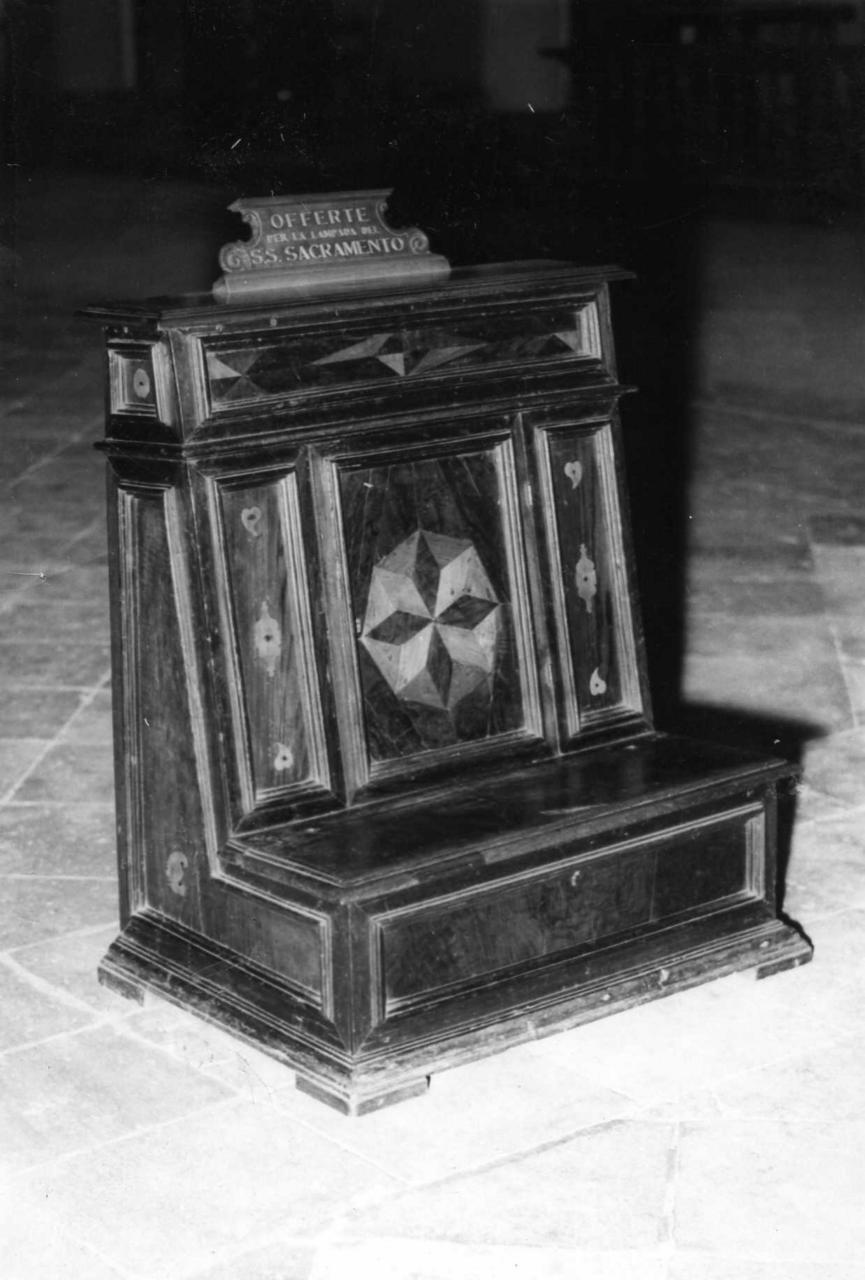 inginocchiatoio - bottega modenese (sec. XVIII)