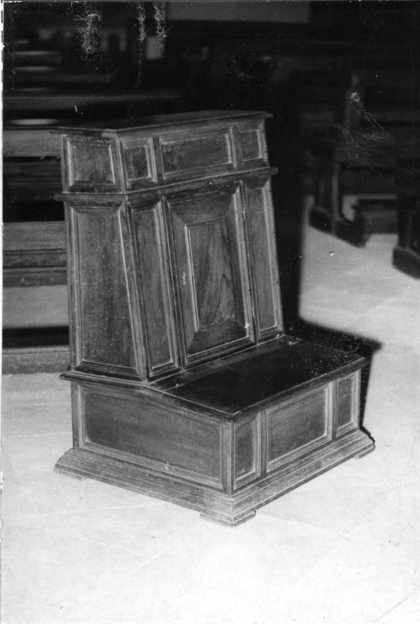 inginocchiatoio - bottega modenese (sec. XVIII)