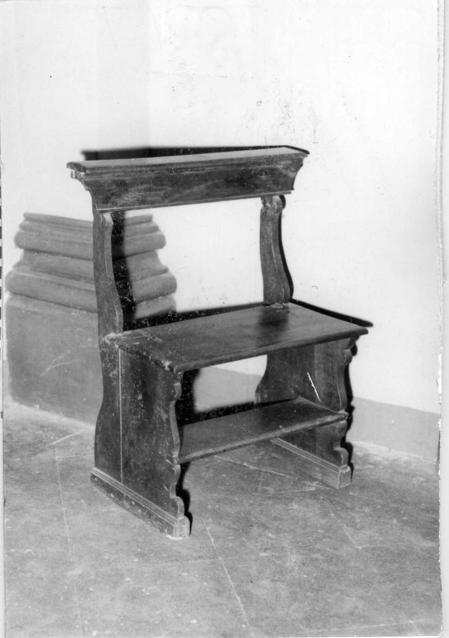 inginocchiatoio - bottega modenese (sec. XVIII)