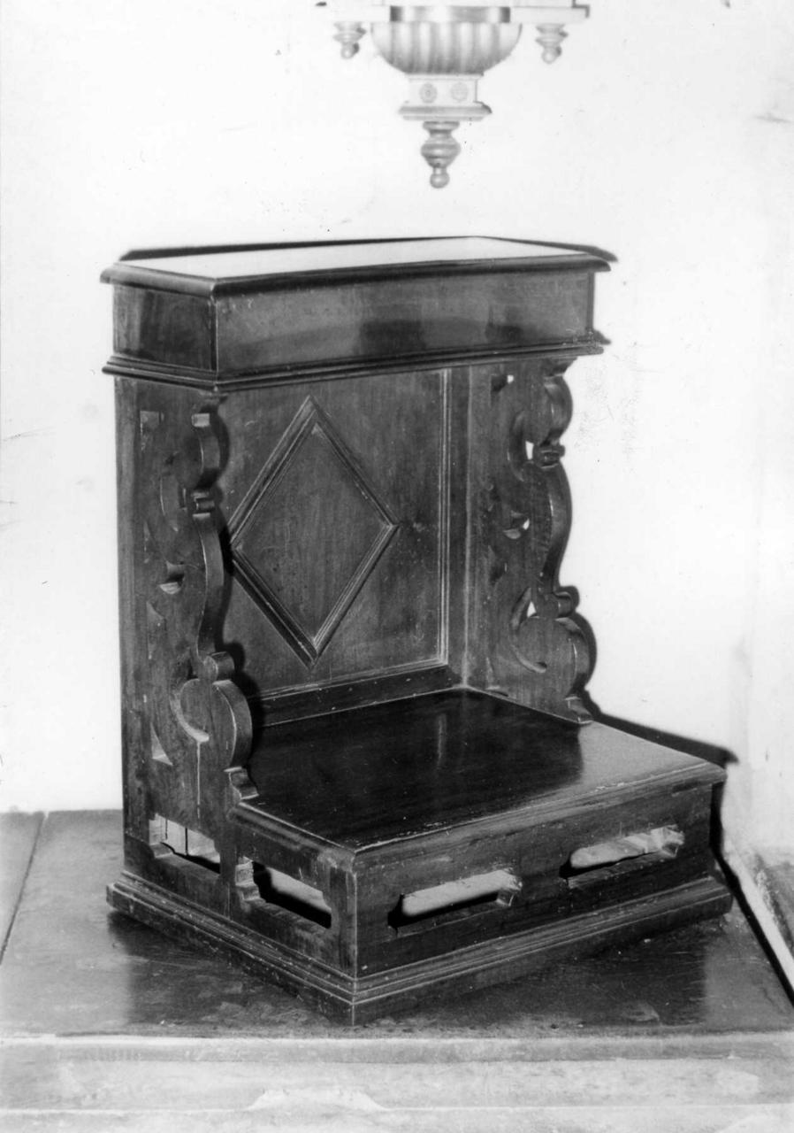 inginocchiatoio, serie - bottega modenese (sec. XVIII)