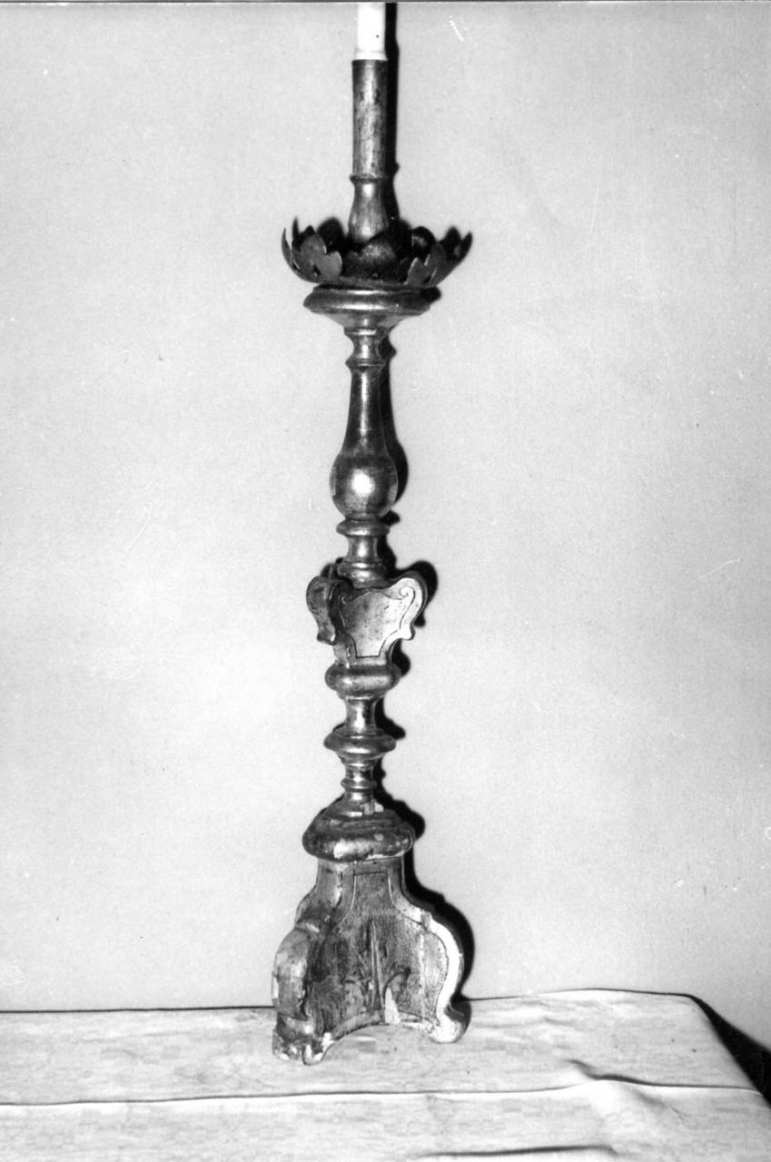 candeliere, serie - bottega modenese (sec. XVIII)