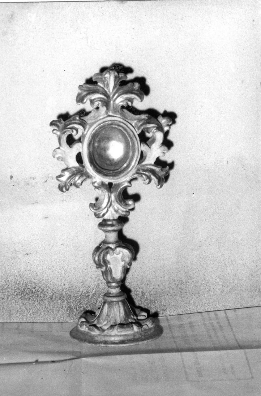 reliquiario - a ostensorio, serie - bottega modenese (sec. XVIII)