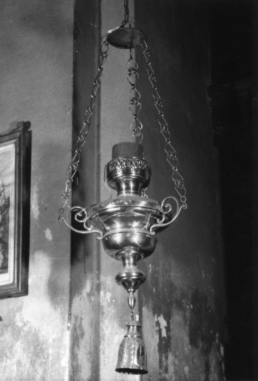 lampada pensile, serie - bottega italiana (seconda metà sec. XIX)