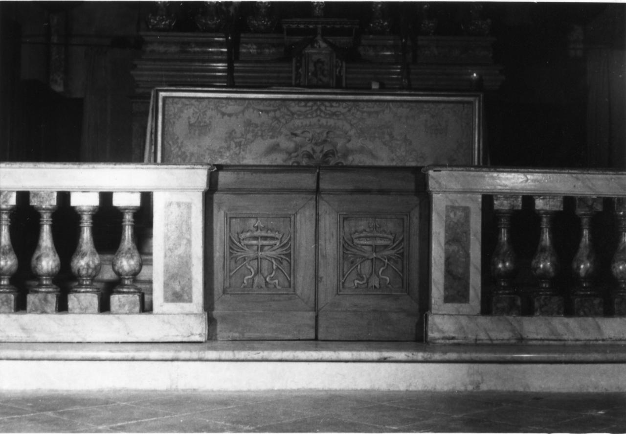 balaustrata - bottega modenese (metà sec. XIX)