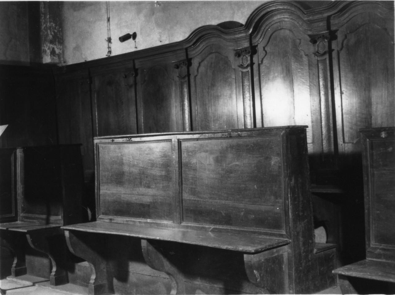 stalli del coro - bottega modenese (prima metà sec. XVIII)