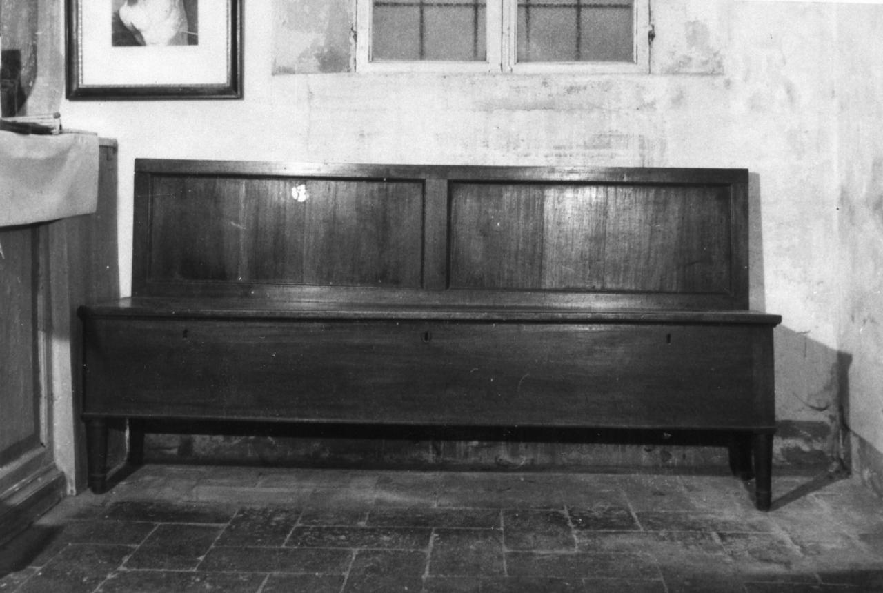 cassapanca - bottega modenese (prima metà sec. XIX)