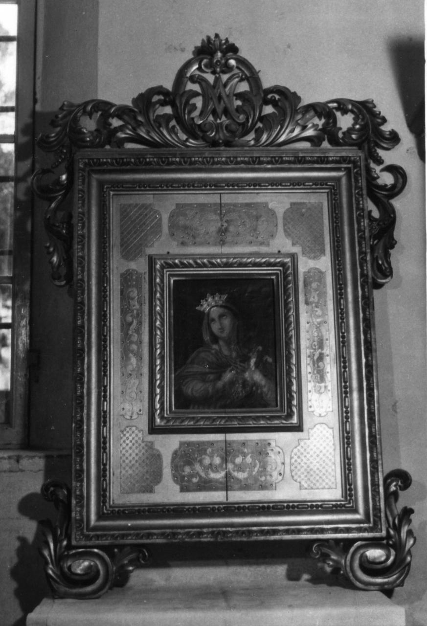 Madonna della Misericordia o di Rimini, Madonna (dipinto) - ambito modenese (metà sec. XIX)