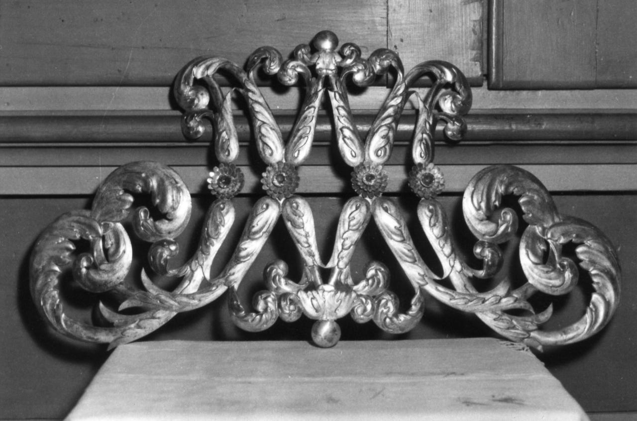 monogramma mariano (applique) - bottega modenese (prima metà sec. XIX)