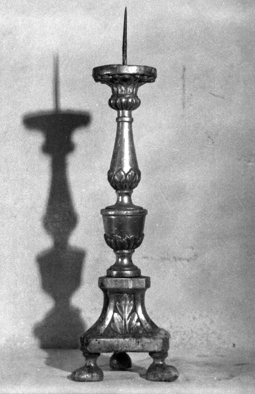 candeliere, serie - bottega modenese (prima metà sec. XIX)