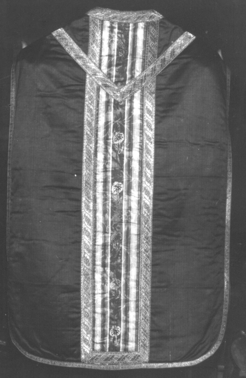 paramento liturgico - manifattura italiana (fine sec. XVIII, sec. XIX)