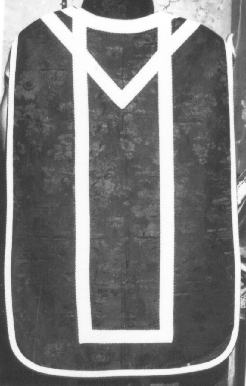 paramento liturgico - manifattura italiana (seconda metà sec. XIX)
