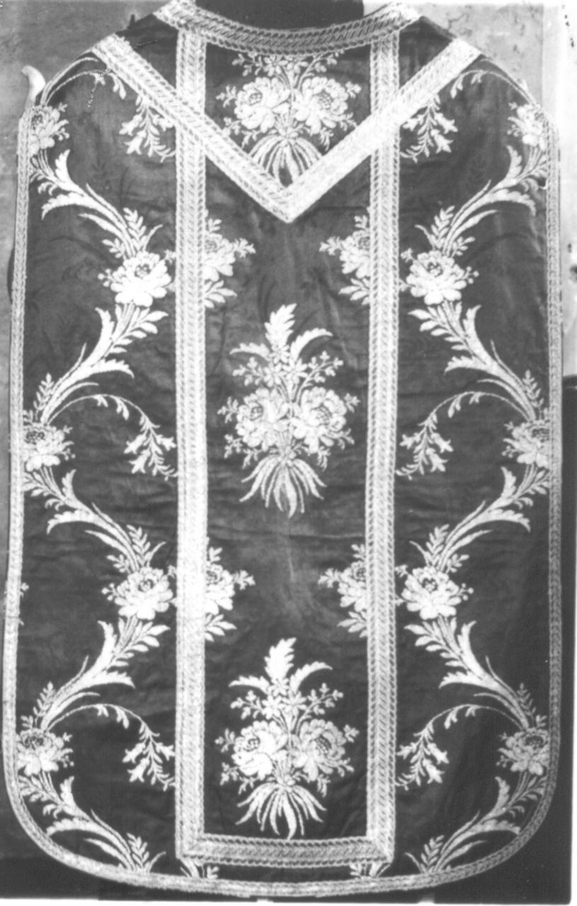 paramento liturgico - manifattura italiana (seconda metà sec. XIX)