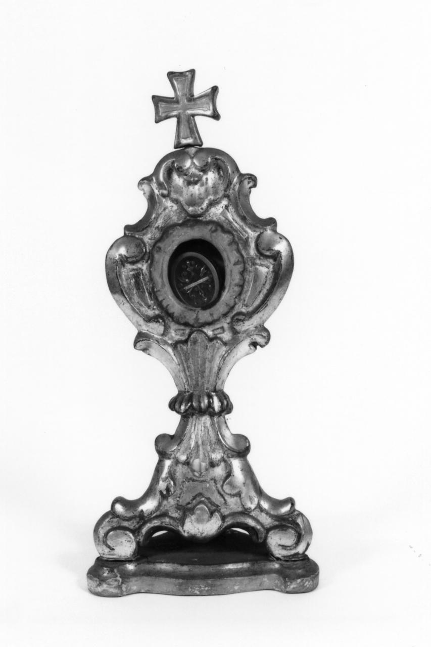reliquiario - a ostensorio - bottega modenese (prima metà sec. XIX)