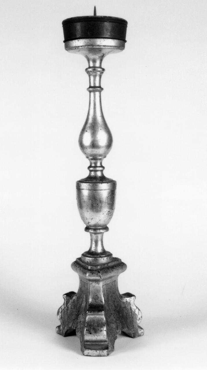 candeliere - bottega emiliana (fine/ inizio secc. XVIII/ XIX)