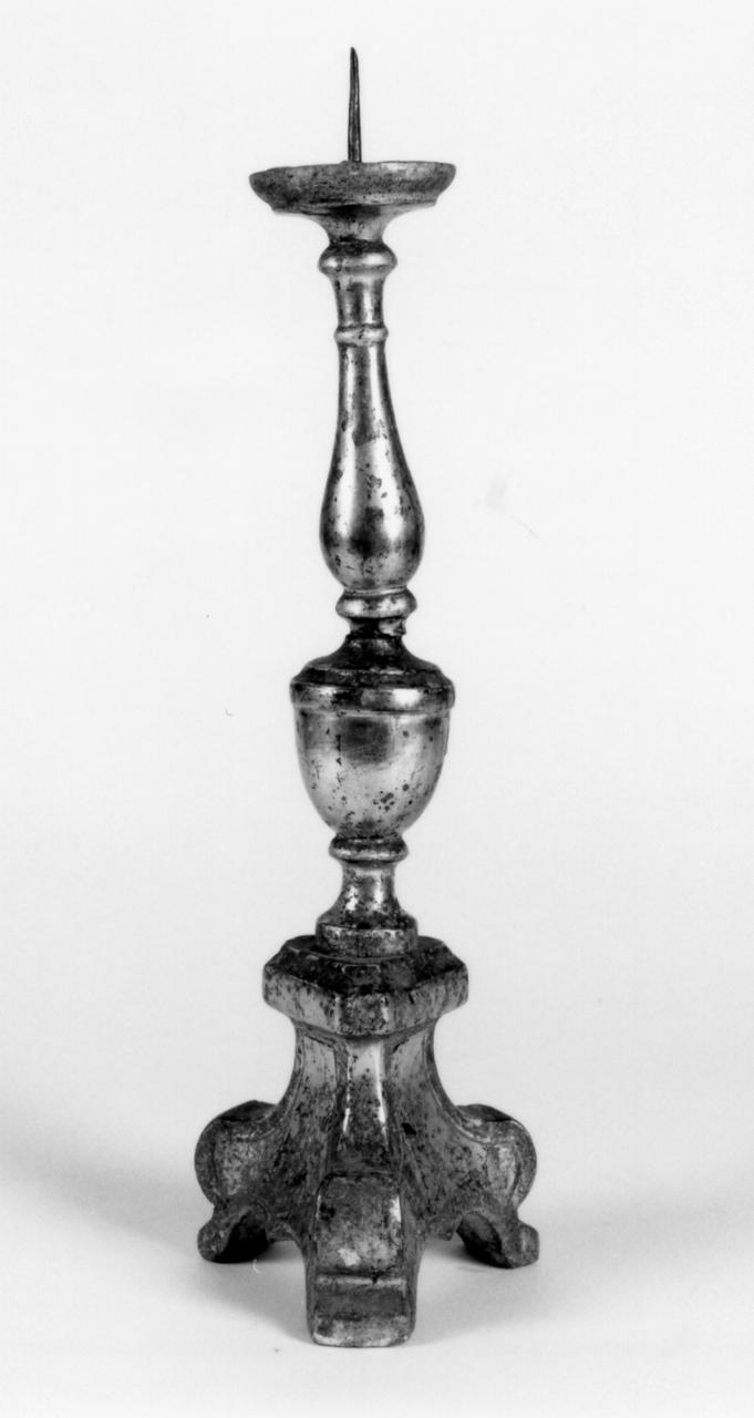 candeliere - bottega emiliana (fine/ inizio secc. XVIII/ XIX)