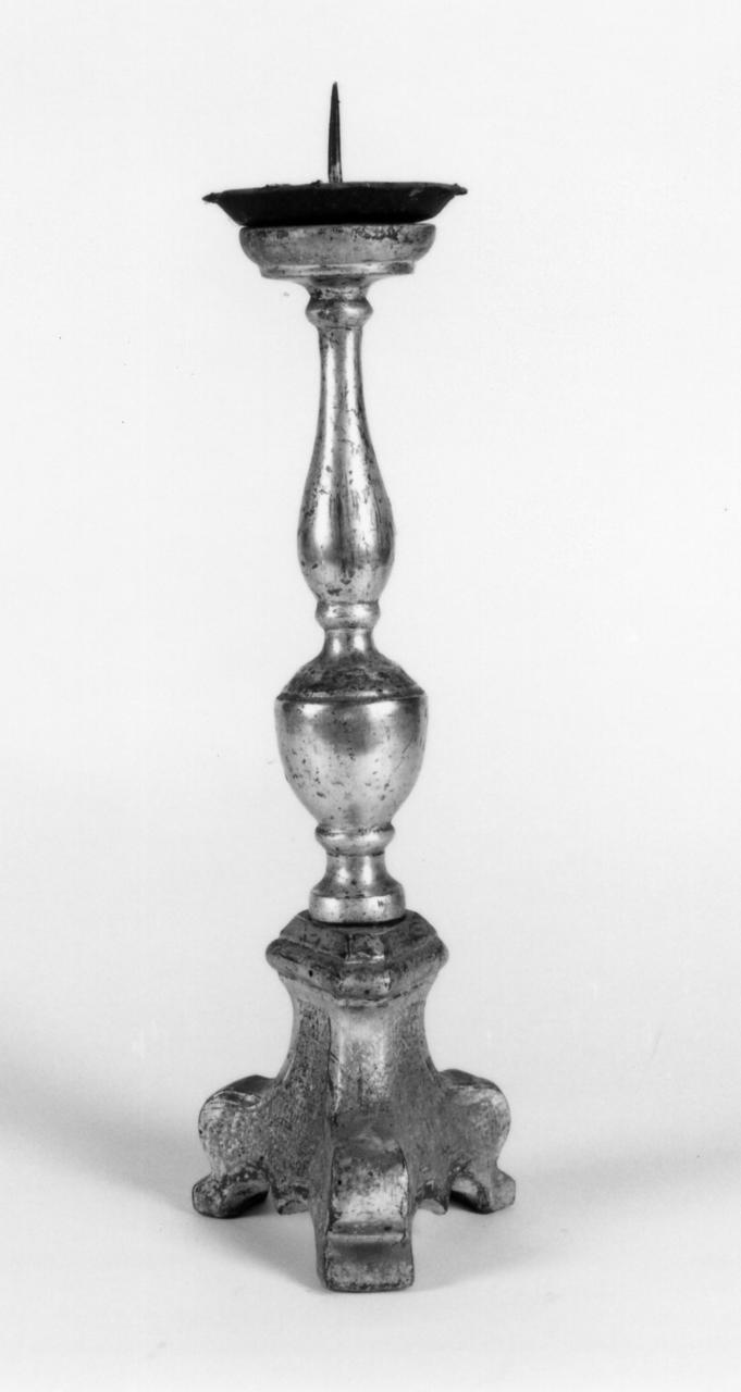 candeliere - bottega emiliana (fine/ inizio secc. XVIII/ XIX)