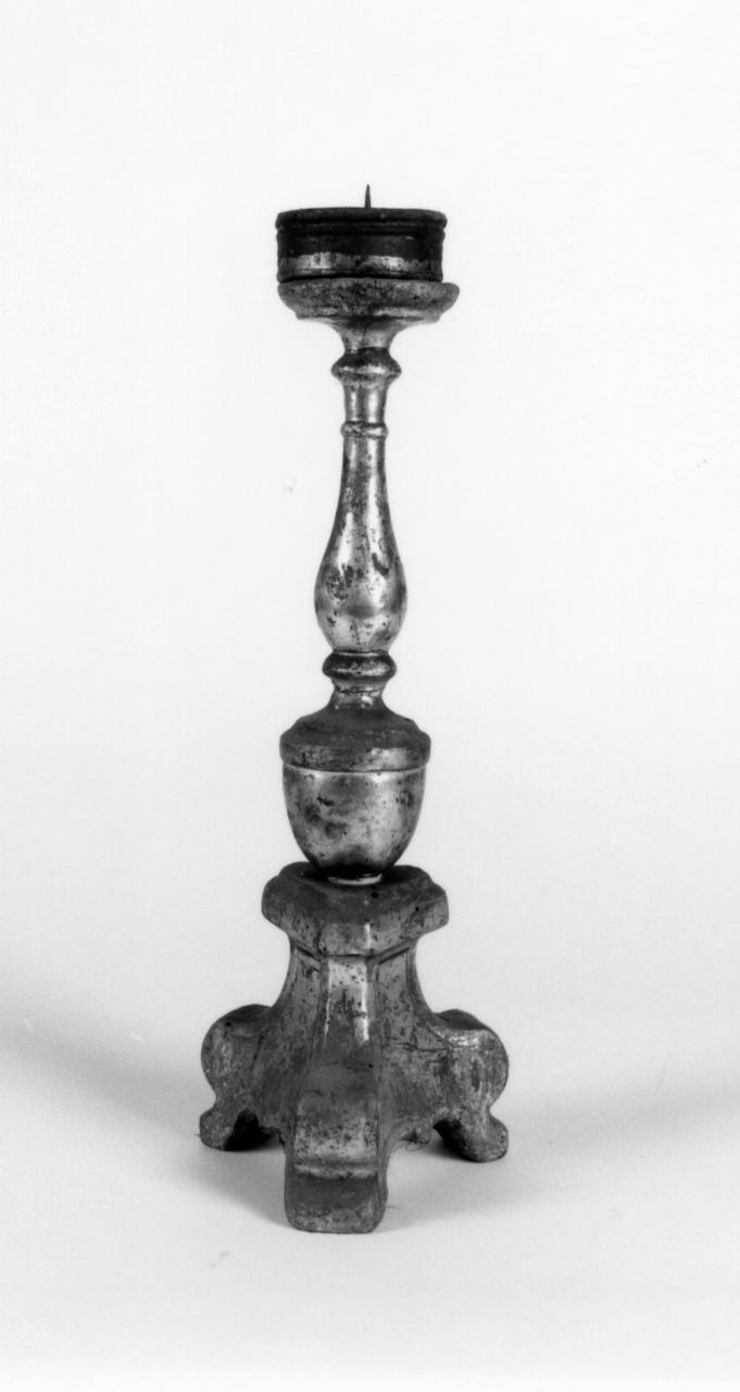 candeliere - bottega emiliana (fine/ inizio secc. XVIII/ XIX)