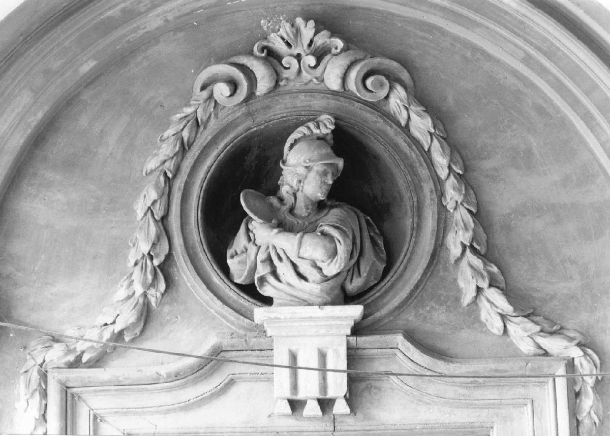 guerriero (scultura) di Lazzoni Giovanni (attribuito) (prima metà sec. XVII)