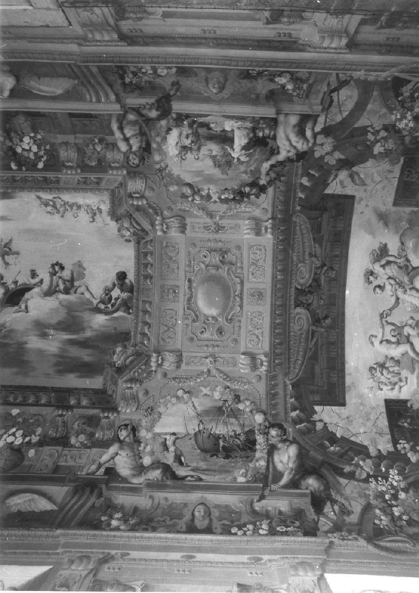 Medea ringiovanisce le nutrici (soffitto dipinto, ciclo) di Boulanger Jean (sec. XVII)