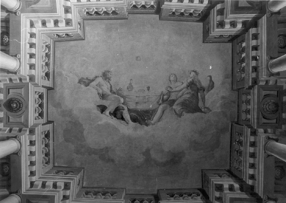 Giove e Giunone serviti da Ebe (dipinto, complesso decorativo) di Boulanger Jean (sec. XVII)