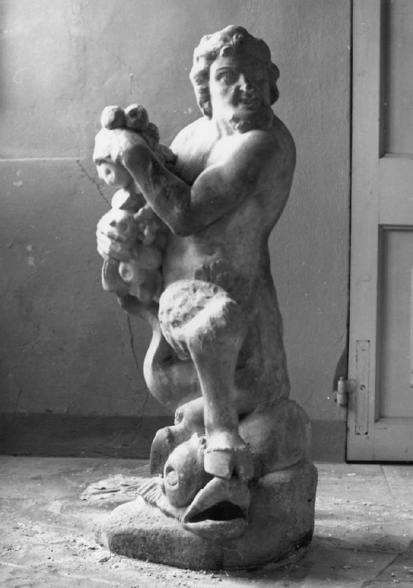 Fauno con delfino (scultura) - manifattura modenese (seconda metà sec. XVII)