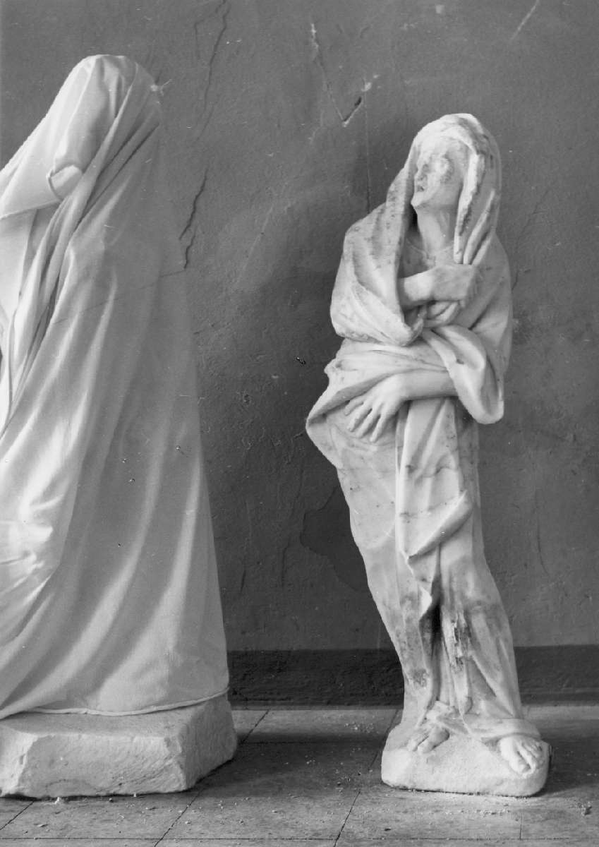 inverno (scultura) - manifattura modenese (seconda metà sec. XVIII)