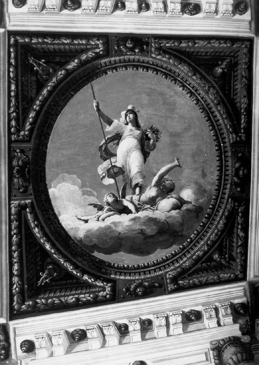 vittoria della virtù sul vizio (dipinto, complesso decorativo) di Boulanger Jean (prima metà sec. XVII)